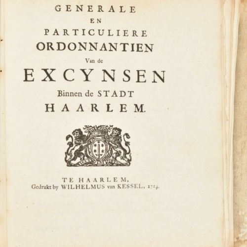 [Topography: The Netherlands] [Haarlem] Generale en particuliere ordonnantien an&hellip;