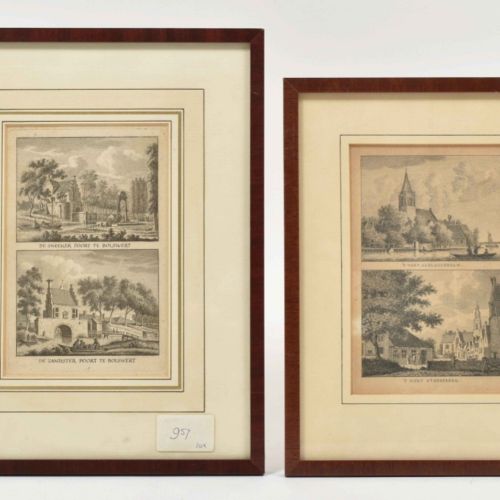 [Topography: The Netherlands] [Netherlands. Rademaker] Lot with ± 300 engravings&hellip;