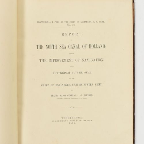 [Amsterdam] [North Sea Canal] Report of the North Sea Canal of Holland, et sur l&hellip;