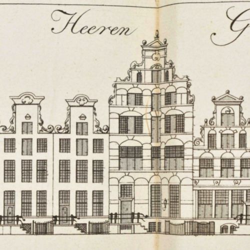 [Amsterdam] [Grachtenboek] Verzameling van alle de Huizen en Gebouwen langs de K&hellip;