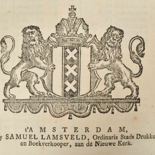 [Amsterdam] [Pamphlets] Ordre op het bedienen van stads lantarens voor den jare &hellip;