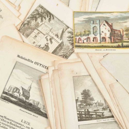 [Topography: The Netherlands] [Netherlands. Rademaker] Lot with ± 300 engravings&hellip;