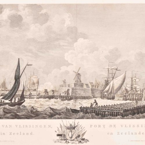 [Topography: The Netherlands] [Zeeland] M. Sallieth. 4x ports, from: Zeehavens d&hellip;
