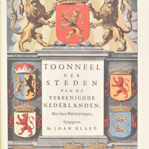 [Topography: The Netherlands] [Facsimile] Toonneel der steden van de Vereenidghd&hellip;