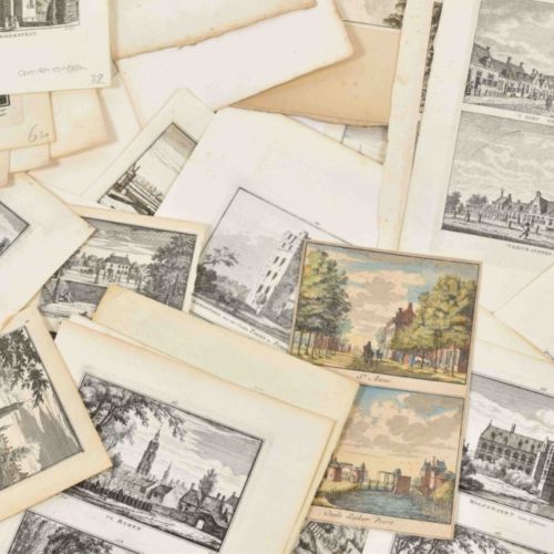 [Topography: The Netherlands] [Netherlands. Rademaker] Lot with ± 270 engravings&hellip;