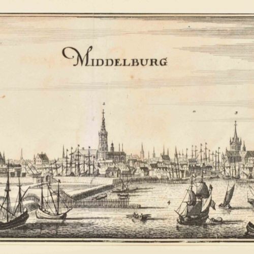 [Topography: The Netherlands] [Zeeland] 8 prints: (1) "Gezigt van het Molenwater&hellip;