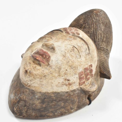 [Various] [Tribal art] Punu Mask. Gabon. XIX/XX secolo. Legno intagliato e dipin&hellip;