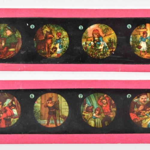 [Various] [Magic lantern] Magic lantern and glass strips Germany, c. 1930-40 + s&hellip;