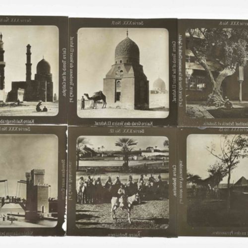 [Various] [Magic lantern] Glass slides Lotto di 3 serie complete di 24 vetrini c&hellip;