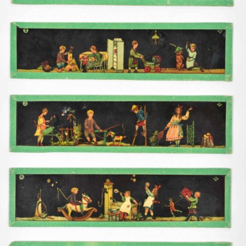 [Various] [Magic lantern] Magic lantern and glass strips Germany, c. 1930-40 + s&hellip;