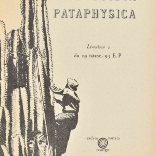 [Avant-Garde] Pataphysics, large lot Publications du Collège de Pataphysique par&hellip;