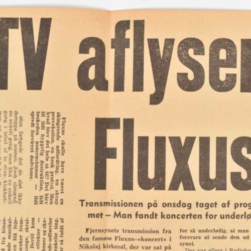[Fluxus] Ekstra Bladet/ Politiken Copenaghen, Edizioni Fluxus Europa, 1963. Roto&hellip;