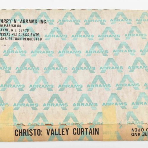 [Avant-Garde] Christo, Valley Curtain, Rifle, Colorado 1970-72 New York, Harry A&hellip;