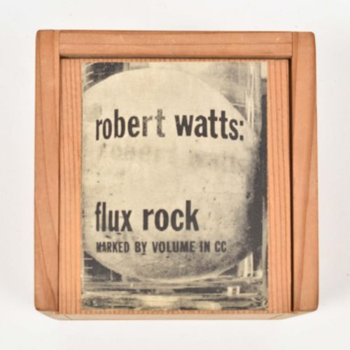 [Fluxus] Robert Watts, Flux Rocks marked by volume in cc. (version No. 130) New &hellip;