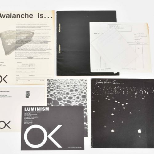 [Avant-Garde] Kineticism Press, Willoughby Sharp Dos folletos raros y material e&hellip;