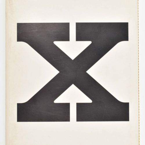 [Avant-Garde] Ten from Rutgers University 纽约，保罗-比安奇尼画廊，1965年。装订的小册子，白色的封面上印有大的黑色&hellip;