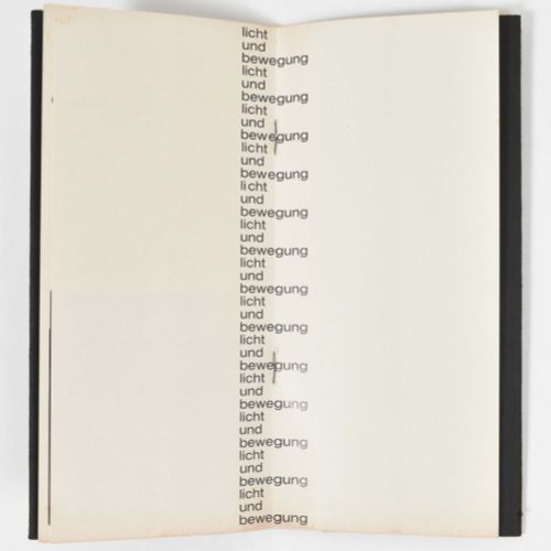 [Avant-Garde] Kinetic art, lot of 9 包括精心设计的小册子《Licht und Bewegung》。巴登巴登，国家艺术馆，19&hellip;