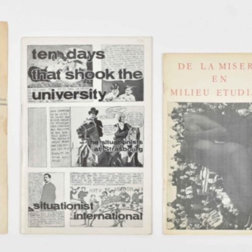 [Avant-Garde] International Situationists, lot of 4 小册子《震撼大学的十天》/关于学生贫困。从经济、政治、心&hellip;