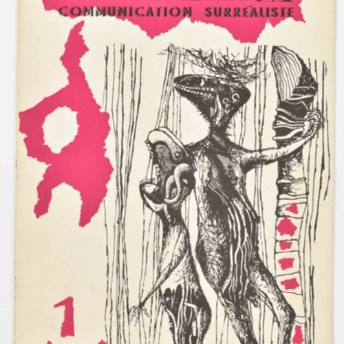 [Avant-Garde] Surrealist Magazines, lot of 9 Complete set of Medium, Communicati&hellip;