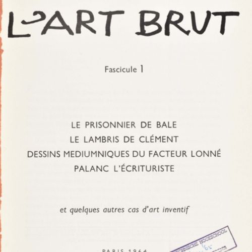 [Avant-Garde] Art Brut publications, lot of 6 包括三期由Jean Dubuffet编辑的《L'Art Brut》期&hellip;