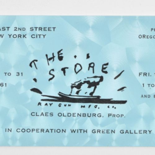 [Avant-Garde] Claes Oldenburg, lot of 5 商店的日子。纽约，Something Else出版社，1967年。第一版。包括奥&hellip;