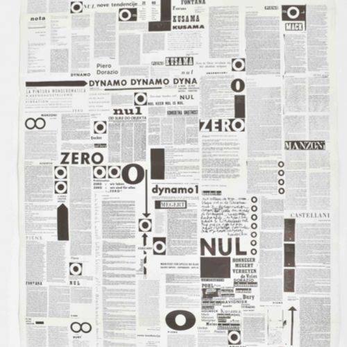 [Avant-Garde] 0: Tentoonstelling Nul. Amsterdam, Stedelijk Museum, 1962 Copertin&hellip;