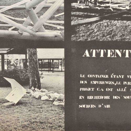 [Avant-Garde] Experimental architecture, inflatables 结构第1号，1968年春。编辑：John J. Sha&hellip;
