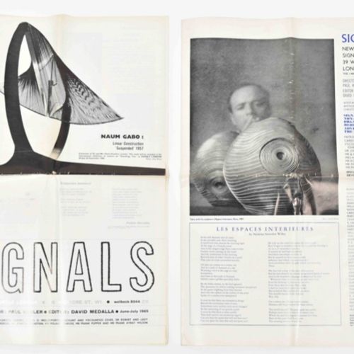[Avant-Garde] Signals London, newsbulletins and announcement flyers Five issues &hellip;