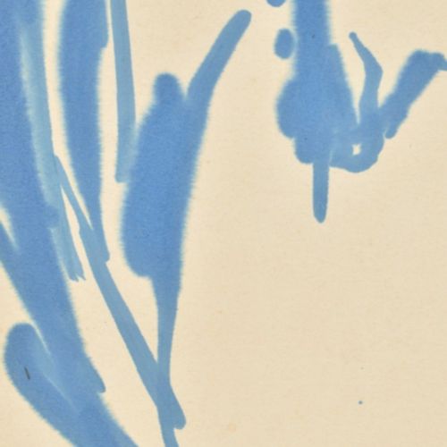 [Avant-Garde] Jean Tinguely, Meta matic drawing, 1960 由Jean Tinguely签名的毡尖画原作，作为H&hellip;