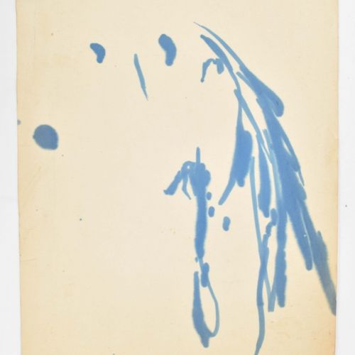 [Avant-Garde] Jean Tinguely, Meta matic drawing, 1960 Original signed felt tip d&hellip;