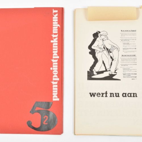 [Avant-Garde] PuntPointPunktPounkt 5/2 Mortsel, éditeur non nommé, 1962. Pochett&hellip;