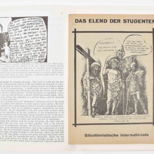 [Avant-Garde] International Situationists, lot of 4 Broschüre Zehn Tage, die die&hellip;
