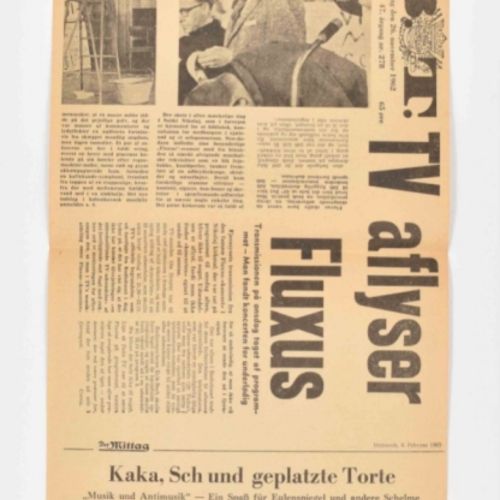 [Fluxus] Ekstra Bladet/ Politiken Copenhague, Ediciones Fluxus Europa, 1963. Rol&hellip;