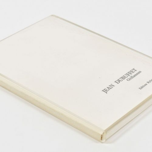 [Avant-Garde] Jean Dubuffet, Oriflammes 巴黎，Ryôan-Ji出版社，1984年。折叠的硬纸作品集，有杜布菲手写的（部分&hellip;