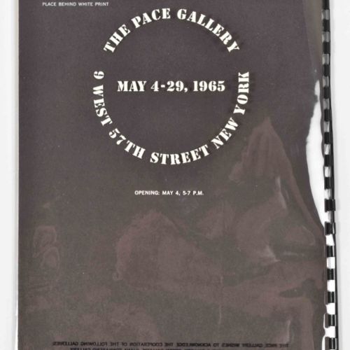 [Avant-Garde] Beyond Realism New York, Pace Gallery, 1965. Ringbound, 23 x 18 cm&hellip;