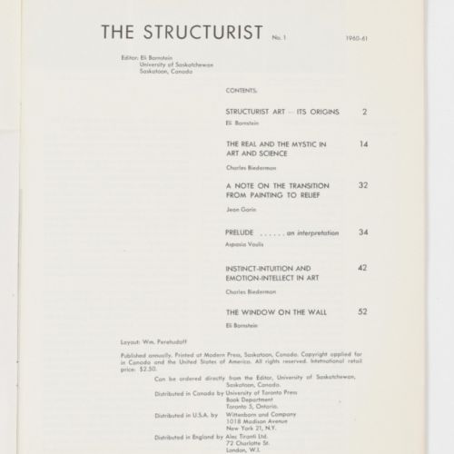 [Avant-Garde] Structure & The Structurist Structure, Second series volume 1 and &hellip;