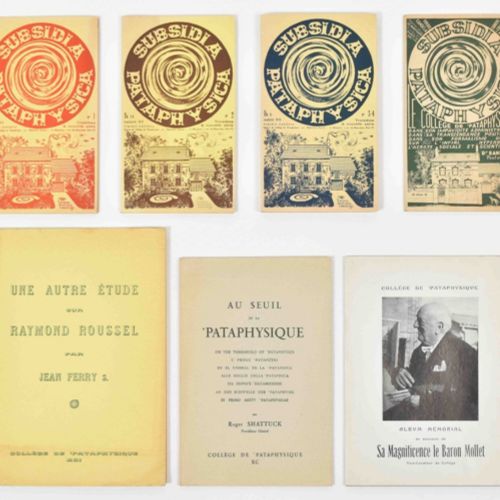 [Avant-Garde] Pataphysics, large lot 巴黎Pataphysique学院的出版物，该学院于1948年由一个前卫作家和艺术家集体&hellip;