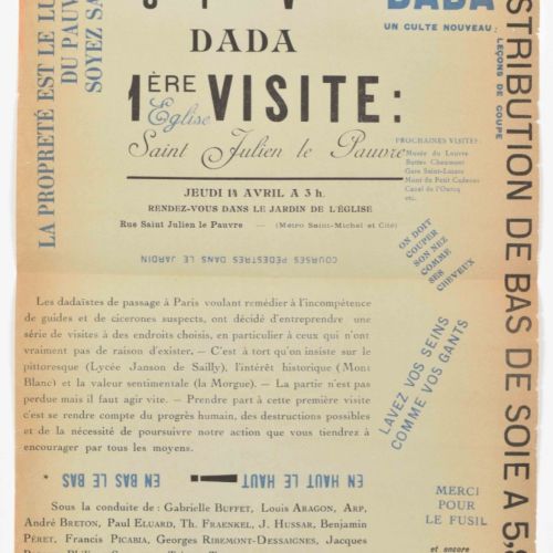 [Avant-Garde] Dada. Excursions & Visites Dada. 1ère Visite: Eglise Saint Julien &hellip;