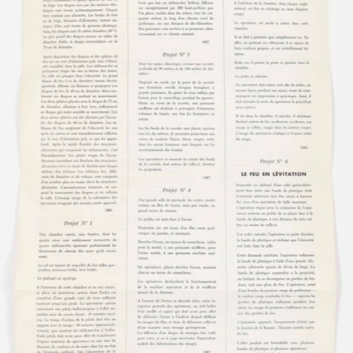 [Avant-Garde] Bernard Aubertin, lot of 2 Aubertin, 9 Textes. Paris, autoédité, 1&hellip;