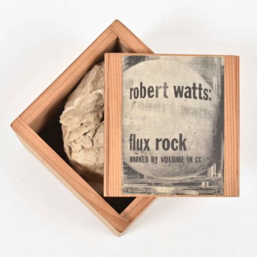 [Fluxus] Robert Watts, Flux Rocks marked by volume in cc. (version No. 130) Nuev&hellip;