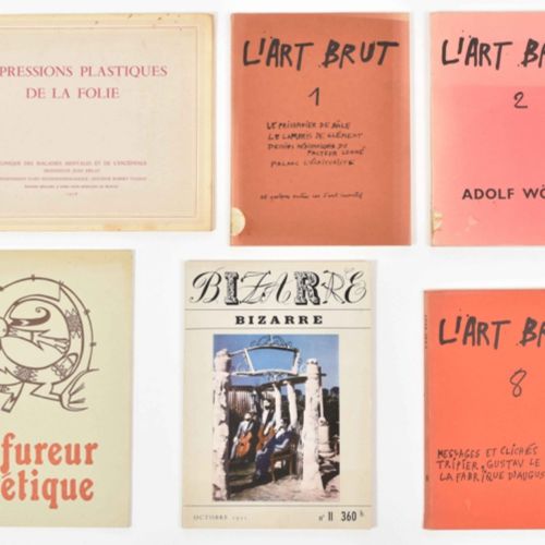 [Avant-Garde] Art Brut publications, lot of 6 Include tre numeri del periodico L&hellip;