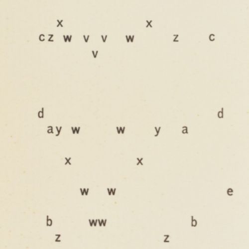 [Fluxus] Emmett Williams, ABCDEFGHIJKLMNOPQRSTUVWXY (aka Alphabet Poem) 纽约，Fluxu&hellip;