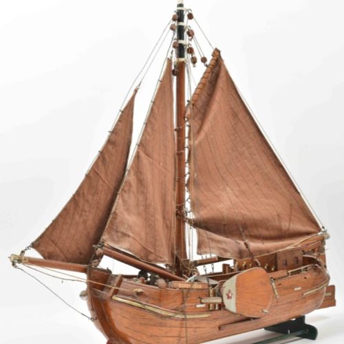 Null [Antiques, Silver/Gold, Objects] [Model ships] Historic model of a so-calle&hellip;