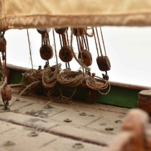 Null [Antigüedades, Plata/Oro, Objetos] [Maquetas de barcos] Maqueta histórica d&hellip;