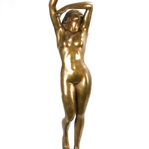MONACO, S . Großer Bronze-Frauenakt Risveglio . 

MONACO, S 
Grande nudo femmini&hellip;