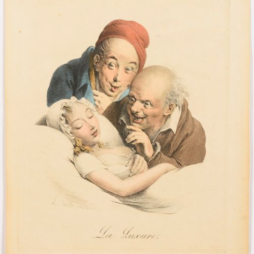 BOILLY, Louis-Léopold (1761 La Bassée - 1845 Paris). Louis Boilly "La Luxure". 
&hellip;