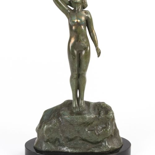 ANDRÉ. Bronze-Frauenakt. 

ANDRÉ, 
Desnudo femenino
Bronce patinado verde, zócal&hellip;