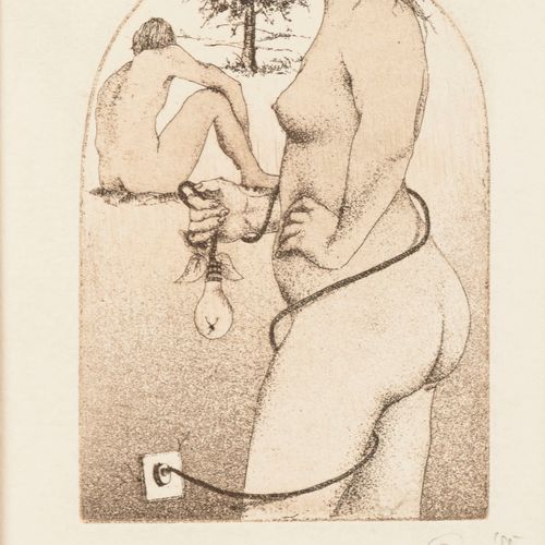 2 Werke Otto Rudolf Schatz, 1 Werk Olaf Gropp und Buch "Die Lust in der Kunst". &hellip;