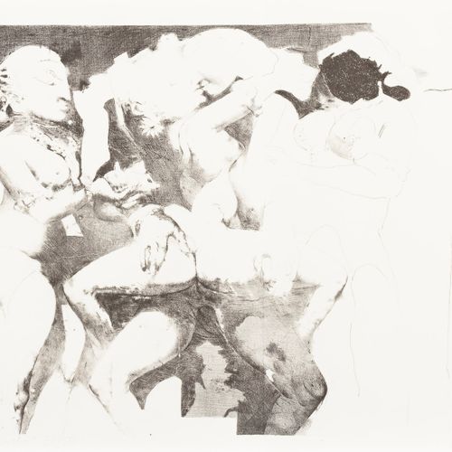 Leipziger Grafikmappe Erotika. 


第六届莱比锡平面作品集 "情色10 x 6"。
7幅蚀刻版画，2幅石版画，1幅铜版画。每个人&hellip;
