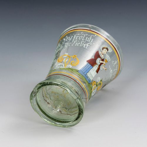 Becher mit Emailmalerei 

Cup with enamel painting. 
2nd half of the 19th centur&hellip;